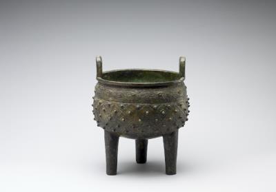 图片[2]-Ding cauldron with knob and kui-dragon pattern, late Shang dynasty, c. 13th-11th century BCE-China Archive